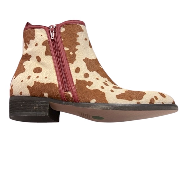 Van Eli Cow Hair Fur Printed Boots - Picture 1 of 6